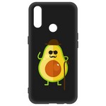 Чехол-накладка Krutoff Soft Case Авокадо Деловой для OPPO A31 черный Чехол-накладка Krutoff Soft Case Авокадо Деловой для OPPO A31 черный