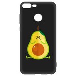 Чехол-накладка Krutoff Soft Case Авокадо Недовольный для Honor 9 Lite черный Чехол-накладка Krutoff Soft Case Авокадо Недовольный для Honor 9 Lite черный