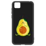Чехол-накладка Krutoff Soft Case Авокадо Недовольный для Honor 9S/ Y5p черный Чехол-накладка Krutoff Soft Case Авокадо Недовольный для Honor 9S/ Y5p черный