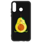 Чехол-накладка Krutoff Soft Case Авокадо Недовольный для Huawei P30 Lite/ Honor 20 Lite (RU)/ 20s/ 20e черный Чехол-накладка Krutoff Soft Case Авокадо Недовольный для Huawei P30 Lite/ Honor 20 Lite (RU)/ 20s/ 20e черный