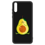 Чехол-накладка Krutoff Soft Case Авокадо Недовольный для Huawei Y8p/ Honor 30i черный Чехол-накладка Krutoff Soft Case Авокадо Недовольный для Huawei Y8p/ Honor 30i черный