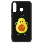 Чехол-накладка Krutoff Soft Case Авокадо Недоумевающий для Huawei P30 Lite/ Honor 20 Lite (RU)/ 20s/ 20e черный Чехол-накладка Krutoff Soft Case Авокадо Недоумевающий для Huawei P30 Lite/ Honor 20 Lite (RU)/ 20s/ 20e черный