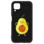 Чехол-накладка Krutoff Soft Case Авокадо Недоумевающий для Huawei P40 Lite черный Чехол-накладка Krutoff Soft Case Авокадо Недоумевающий для Huawei P40 Lite черный