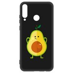 Чехол-накладка Krutoff Soft Case Авокадо Недоумевающий для Huawei Y6p черный Чехол-накладка Krutoff Soft Case Авокадо Недоумевающий для Huawei Y6p черный