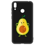 Чехол-накладка Krutoff Soft Case Авокадо Недоумевающий для Huawei Y7 (2019) черный Чехол-накладка Krutoff Soft Case Авокадо Недоумевающий для Huawei Y7 (2019) черный