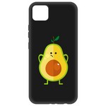 Чехол-накладка Krutoff Soft Case Авокадо Недоумевающий для Realme C11 черный Чехол-накладка Krutoff Soft Case Авокадо Недоумевающий для Realme C11 черный