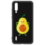 Чехол-накладка Krutoff Soft Case Авокадо Недоумевающий для Xiaomi Mi 9 Lite черный Чехол-накладка Krutoff Soft Case Авокадо Недоумевающий для Xiaomi Mi 9 Lite черный