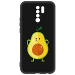Чехол-накладка Krutoff Soft Case Авокадо Недоумевающий для Xiaomi Redmi 9 черный Чехол-накладка Krutoff Soft Case Авокадо Недоумевающий для Xiaomi Redmi 9 черный