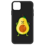 Чехол-накладка Krutoff Soft Case Авокадо Сердитый для Apple iPhone 11 Pro Max черный Чехол-накладка Krutoff Soft Case Авокадо Сердитый для Apple iPhone 11 Pro Max черный