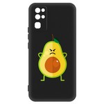 Чехол-накладка Krutoff Soft Case Авокадо Сердитый для Honor 30 черный Чехол-накладка Krutoff Soft Case Авокадо Сердитый для Honor 30 черный