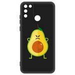 Чехол-накладка Krutoff Soft Case Авокадо Сердитый для Honor 9A черный Чехол-накладка Krutoff Soft Case Авокадо Сердитый для Honor 9A черный