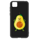 Чехол-накладка Krutoff Soft Case Авокадо Сердитый для Honor 9S/ Y5p черный Чехол-накладка Krutoff Soft Case Авокадо Сердитый для Honor 9S/ Y5p черный