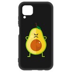 Чехол-накладка Krutoff Soft Case Авокадо Сердитый для Huawei P40 Lite черный Чехол-накладка Krutoff Soft Case Авокадо Сердитый для Huawei P40 Lite черный