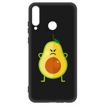 Чехол-накладка Krutoff Soft Case Авокадо Сердитый для Huawei Y6p черный Чехол-накладка Krutoff Soft Case Авокадо Сердитый для Huawei Y6p черный