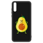 Чехол-накладка Krutoff Soft Case Авокадо Сердитый для Huawei Y8p/ Honor 30i черный Чехол-накладка Krutoff Soft Case Авокадо Сердитый для Huawei Y8p/ Honor 30i черный