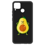 Чехол-накладка Krutoff Soft Case Авокадо Сердитый для Realme C15 черный Чехол-накладка Krutoff Soft Case Авокадо Сердитый для Realme C15 черный