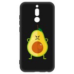Чехол-накладка Krutoff Soft Case Авокадо Сердитый для Xiaomi Redmi 8 черный Чехол-накладка Krutoff Soft Case Авокадо Сердитый для Xiaomi Redmi 8 черный