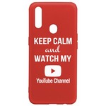 Чехол-накладка Krutoff Silicone Case YouTube для OPPO A31 красный Чехол-накладка Krutoff Silicone Case YouTube для OPPO A31 красный