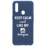 Чехол-накладка Krutoff Silicone Case Instagram для OPPO A31 синий Чехол-накладка Krutoff Silicone Case Instagram для OPPO A31 синий