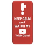 Чехол-накладка Krutoff Silicone Case YouTube для OPPO A5 2020/ A9 2020 красный Чехол-накладка Krutoff Silicone Case YouTube для OPPO A5 2020/ A9 2020 красный