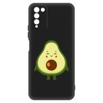 Чехол-накладка Krutoff Soft Case Авокадо Милый для Honor 10X Lite черный Чехол-накладка Krutoff Soft Case Авокадо Милый для Honor 10X Lite черный
