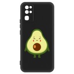 Чехол-накладка Krutoff Soft Case Авокадо Милый для Honor 30 черный Чехол-накладка Krutoff Soft Case Авокадо Милый для Honor 30 черный