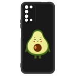 Чехол-накладка Krutoff Soft Case Авокадо Милый для Honor X10 черный Чехол-накладка Krutoff Soft Case Авокадо Милый для Honor X10 черный