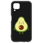 Чехол-накладка Krutoff Soft Case Авокадо Милый для Huawei P40 Lite черный Чехол-накладка Krutoff Soft Case Авокадо Милый для Huawei P40 Lite черный