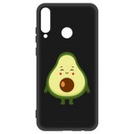 Чехол-накладка Krutoff Soft Case Авокадо Милый для Huawei Y6p черный Чехол-накладка Krutoff Soft Case Авокадо Милый для Huawei Y6p черный