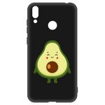 Чехол-накладка Krutoff Soft Case Авокадо Милый для Huawei Y7 (2019) черный Чехол-накладка Krutoff Soft Case Авокадо Милый для Huawei Y7 (2019) черный