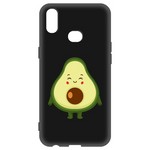 Чехол-накладка Krutoff Soft Case Авокадо Милый для Samsung Galaxy A10s (A107) черный Чехол-накладка Krutoff Soft Case Авокадо Милый для Samsung Galaxy A10s (A107) черный