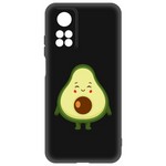 Чехол-накладка Krutoff Soft Case Авокадо Милый для Xiaomi Mi 10T/ Mi 10T Pro черный Чехол-накладка Krutoff Soft Case Авокадо Милый для Xiaomi Mi 10T/ Mi 10T Pro черный