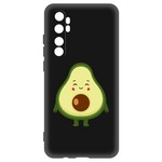 Чехол-накладка Krutoff Soft Case Авокадо Милый для Xiaomi Mi Note 10 Lite черный Чехол-накладка Krutoff Soft Case Авокадо Милый для Xiaomi Mi Note 10 Lite черный