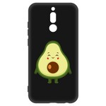 Чехол-накладка Krutoff Soft Case Авокадо Милый для Xiaomi Redmi 8 черный Чехол-накладка Krutoff Soft Case Авокадо Милый для Xiaomi Redmi 8 черный