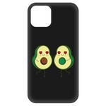 Чехол-накладка Krutoff Soft Case Авокадо Пара для Apple iPhone 12 mini черный Чехол-накладка Krutoff Soft Case Авокадо Пара для Apple iPhone 12 mini черный
