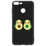 Чехол-накладка Krutoff Soft Case Авокадо Пара для Honor 9 Lite черный Чехол-накладка Krutoff Soft Case Авокадо Пара для Honor 9 Lite черный