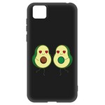 Чехол-накладка Krutoff Soft Case Авокадо Пара для Honor 9S/ Y5p черный Чехол-накладка Krutoff Soft Case Авокадо Пара для Honor 9S/ Y5p черный