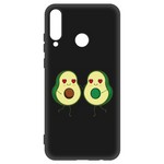 Чехол-накладка Krutoff Soft Case Авокадо Пара для Huawei Y6p черный Чехол-накладка Krutoff Soft Case Авокадо Пара для Huawei Y6p черный