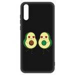 Чехол-накладка Krutoff Soft Case Авокадо Пара для Huawei Y8p/ Honor 30i черный Чехол-накладка Krutoff Soft Case Авокадо Пара для Huawei Y8p/ Honor 30i черный
