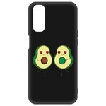 Чехол-накладка Krutoff Soft Case Авокадо Пара для Realme 7 черный Чехол-накладка Krutoff Soft Case Авокадо Пара для Realme 7 черный