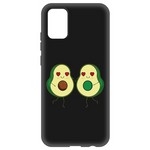 Чехол-накладка Krutoff Soft Case Авокадо Пара для Samsung Galaxy A02s (A025) черный Чехол-накладка Krutoff Soft Case Авокадо Пара для Samsung Galaxy A02s (A025) черный