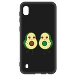 Чехол-накладка Krutoff Soft Case Авокадо Пара для Samsung Galaxy A10 (A105) черный Чехол-накладка Krutoff Soft Case Авокадо Пара для Samsung Galaxy A10 (A105) черный