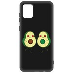 Чехол-накладка Krutoff Soft Case Авокадо Пара для Samsung Galaxy A31 (A315) черный Чехол-накладка Krutoff Soft Case Авокадо Пара для Samsung Galaxy A31 (A315) черный