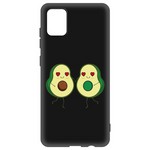 Чехол-накладка Krutoff Soft Case Авокадо Пара для Samsung Galaxy A51 (A515) черный Чехол-накладка Krutoff Soft Case Авокадо Пара для Samsung Galaxy A51 (A515) черный