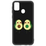 Чехол-накладка Krutoff Soft Case Авокадо Пара для Samsung Galaxy M21 (M215) черный Чехол-накладка Krutoff Soft Case Авокадо Пара для Samsung Galaxy M21 (M215) черный
