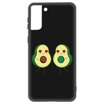 Чехол-накладка Krutoff Soft Case Авокадо Пара для Samsung Galaxy S21+ (G996) черный Чехол-накладка Krutoff Soft Case Авокадо Пара для Samsung Galaxy S21+ (G996) черный