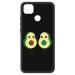 Чехол-накладка Krutoff Soft Case Авокадо Пара для Xiaomi Redmi 9C черный Чехол-накладка Krutoff Soft Case Авокадо Пара для Xiaomi Redmi 9C черный