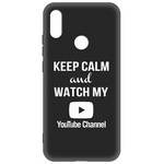 Чехол-накладка Krutoff Silicone Case YouTube для Xiaomi Redmi Note 7 (черный) Чехол-накладка Krutoff Silicone Case YouTube для Xiaomi Redmi Note 7 (черный)