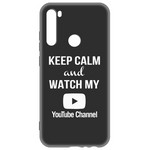 Чехол-накладка Krutoff Silicone Case YouTube для Xiaomi Redmi Note 8 (черный) Чехол-накладка Krutoff Silicone Case YouTube для Xiaomi Redmi Note 8 (черный)