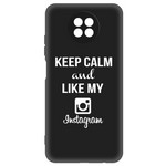 Чехол-накладка Krutoff Silicone Case Instagram для Xiaomi Redmi Note 9T (черный) Чехол-накладка Krutoff Silicone Case Instagram для Xiaomi Redmi Note 9T (черный)